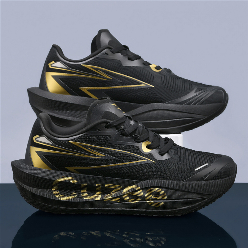 Carbon Plate Marathon Racing Shoes - รองเท้าวิ่งผู้ชายแผ่นคาร์บอน ระบายอากาศ น้ำหนักเบาพิเศษ ดูดซับแรงกระแทก สำหรับมาราธอน แข่งขัน