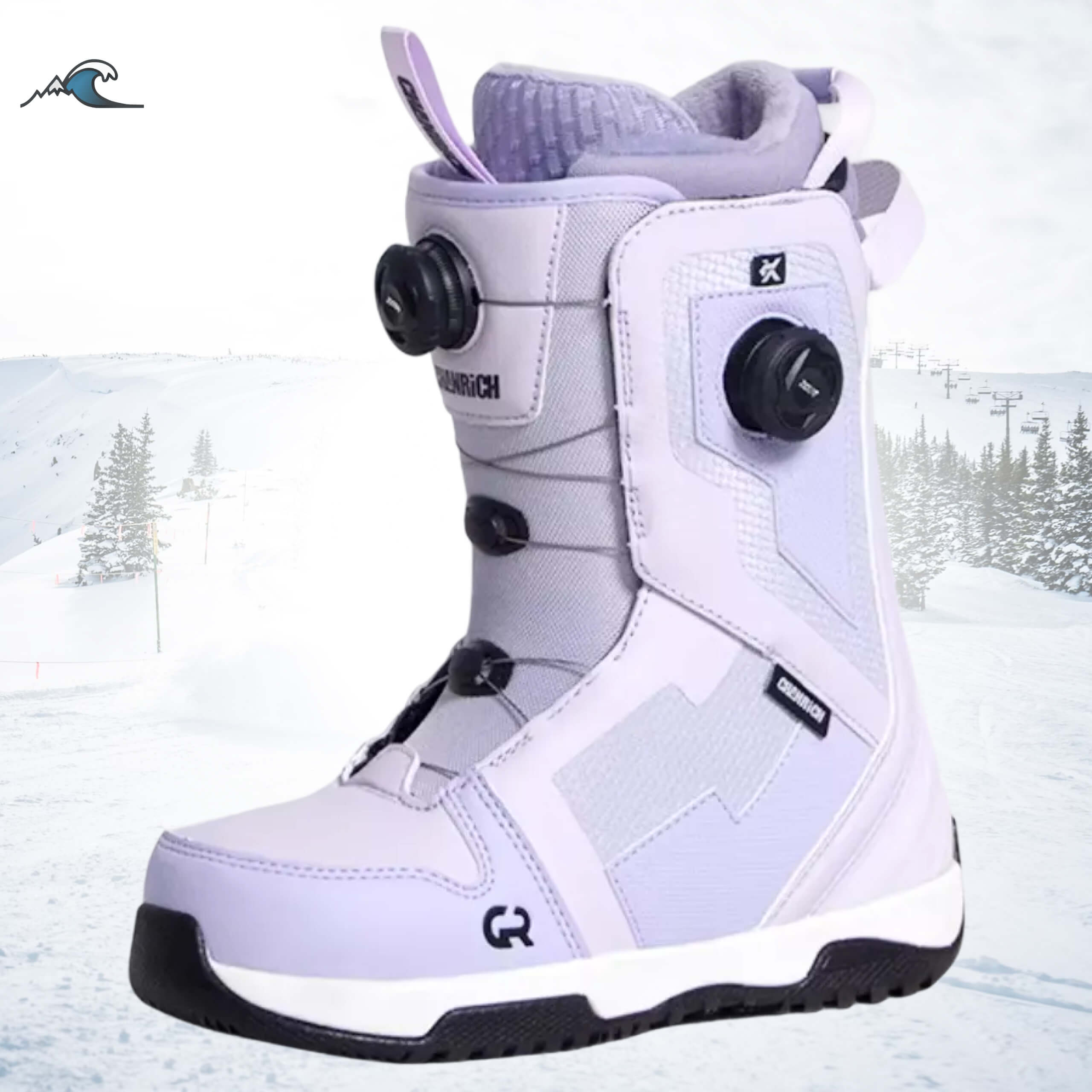 Boots - รองเท้าสโนว์บอร์ดกันน้ำสำหรับทุกสภาพภูมิประเทศ รุ่นฟรีสไตล์พาร์ค พร้อมระบบ 2 สำหรับใช้งานในฤดูหนาว