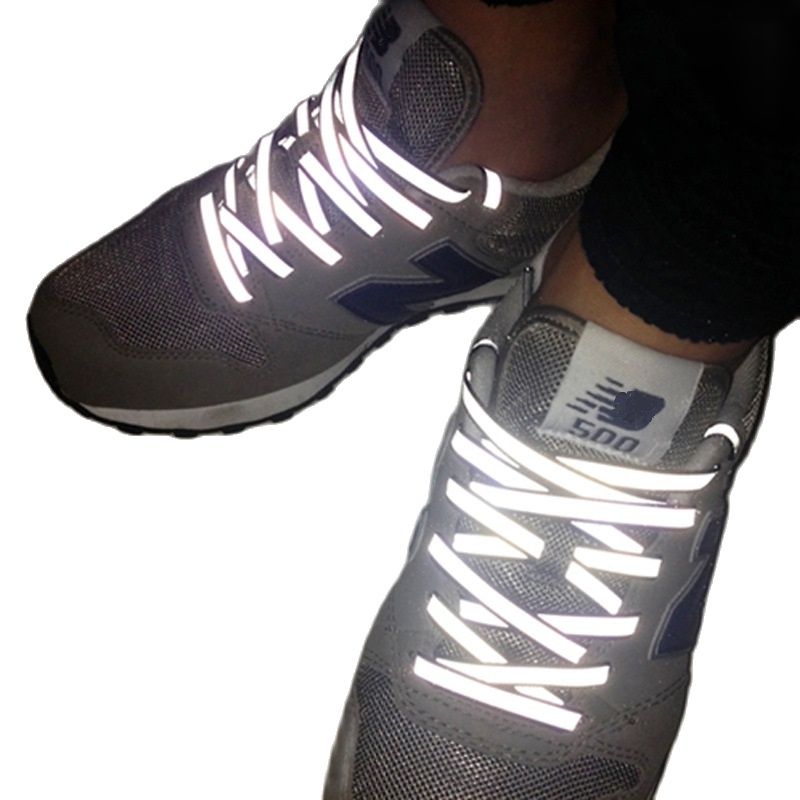Reflective Night Running Shoes - คู่ด้านสะท้อนแสงกระแสแฟชั่น Night กีฬาวิ่งรองเท้าร้อนขายขายส่งคำเตือน Laces