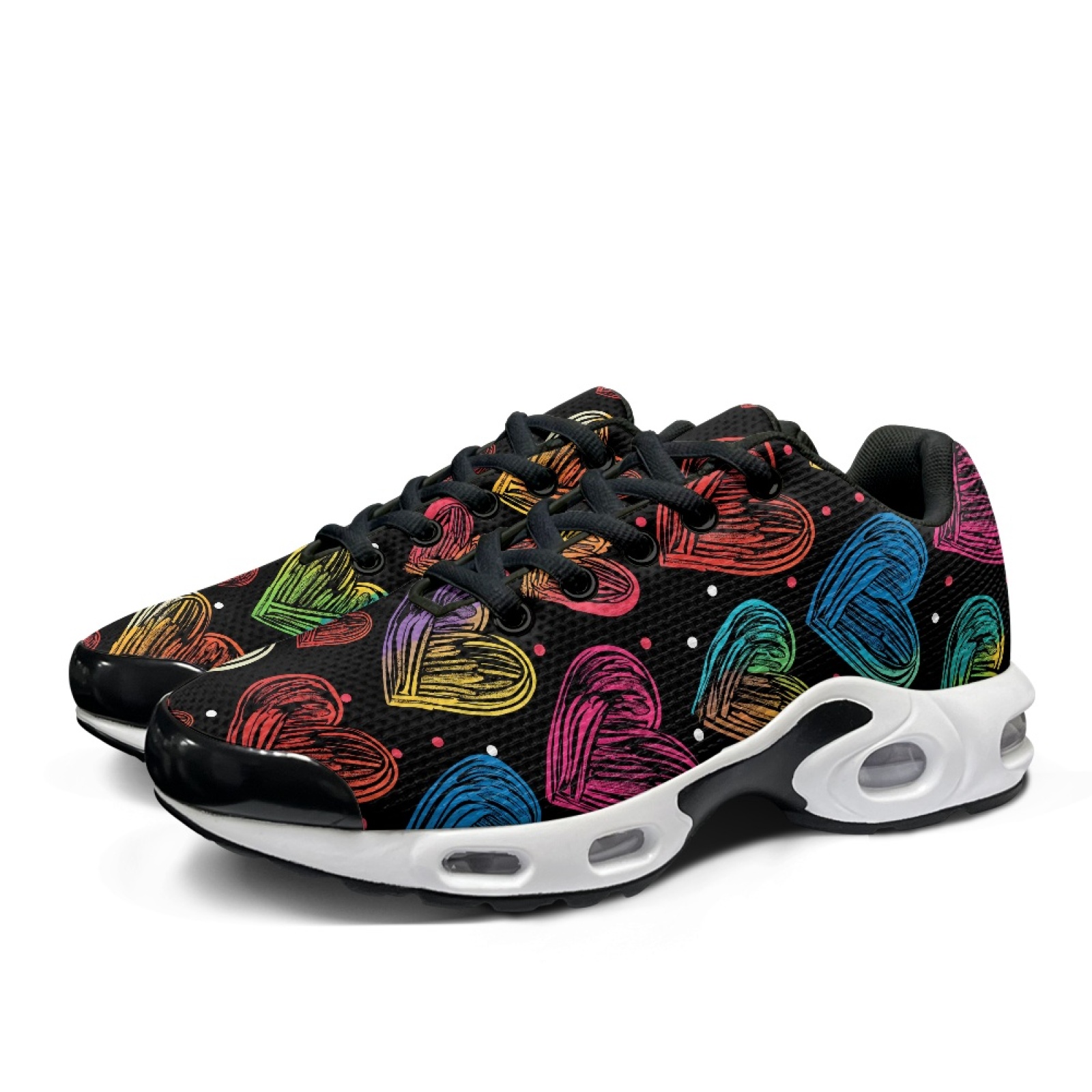 รองเท้ากีฬา PENSTROLL ลายหัวใจ - Air Cushion Jogger Shoes Men บทวิจารณ์และราคา