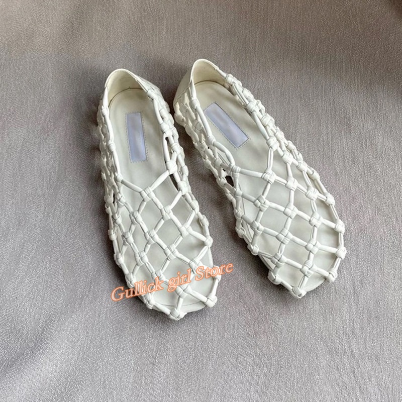 รองเท้าสานตาข่ายแบบฝรั่งเศส พื - Sandals บทวิจารณ์และราคา
